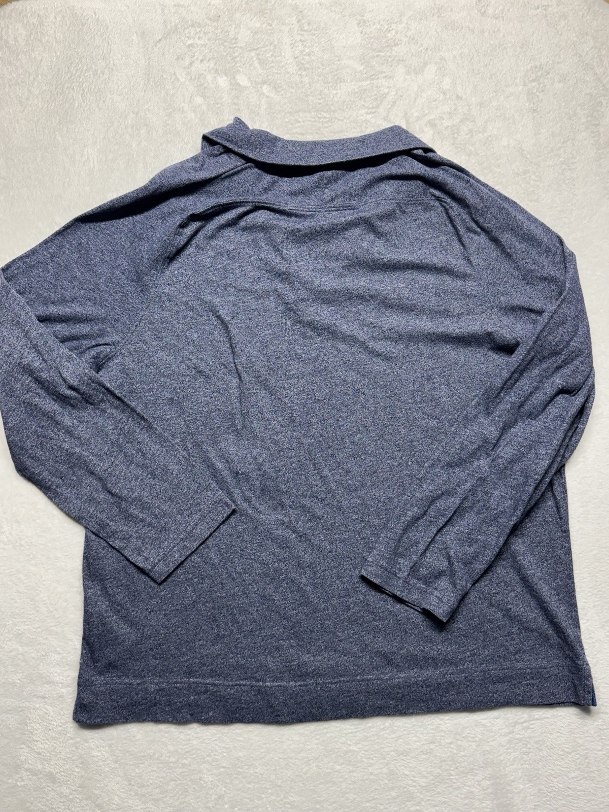 Banana Republic Quick Dry Half Zip Long Sleeve Grey XL gallery