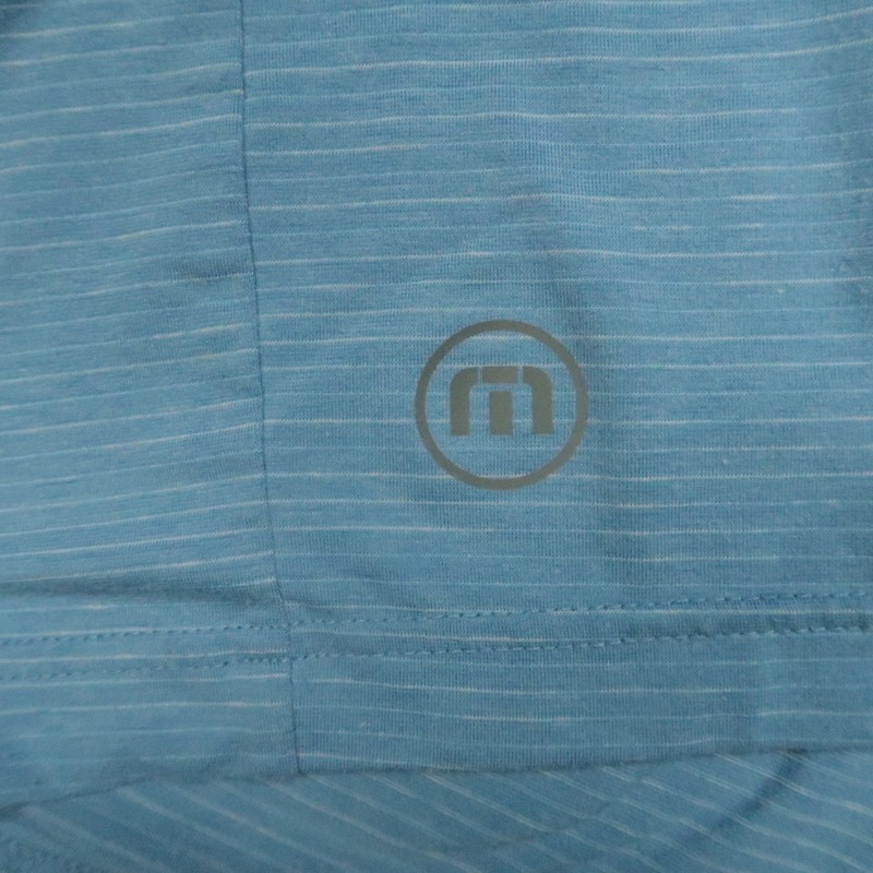 Travis Mathew Pullover Men Large Blue The Heater Performance Quarter Zip Stretch gallery