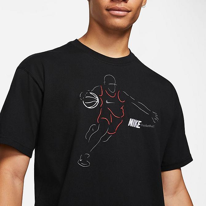 Nike Size L XL 2XL Men's Stitch Graphic Basketball T-Shirt DJ1588-010 LIMITED gallery
