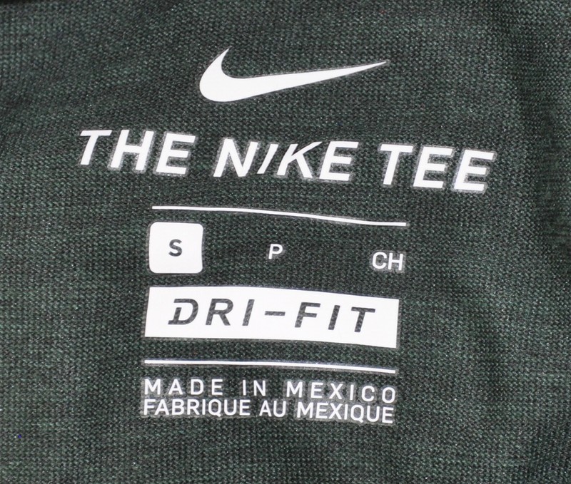 Nike Michigan State Hoodie Tee Men's Size S Spartans MSU Long Sleeve Green gallery
