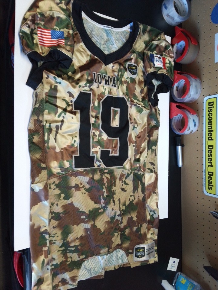 ARMY NATIONAL GUARD SPORTS JERSEY. TEAM IOWA # 19 ADULT SIZE X-LARGE gallery