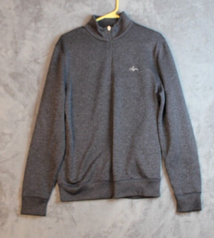 Greg Norman Tasso Elba Pullover Mens Black 1/4 Zip Long Sleeve Golf Size Small gallery