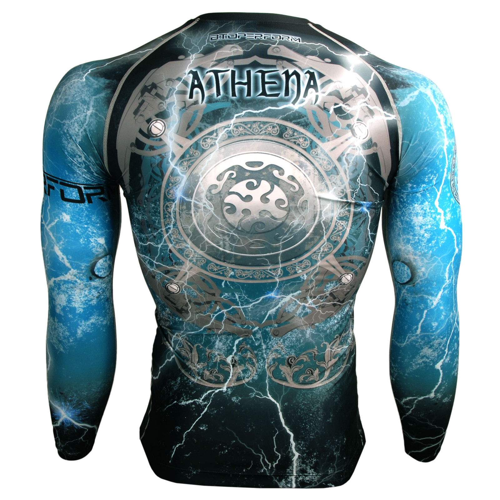[FX-104] BTOPERFORM Skin Compression Shirt Base layer Rash guard MMA Training gallery