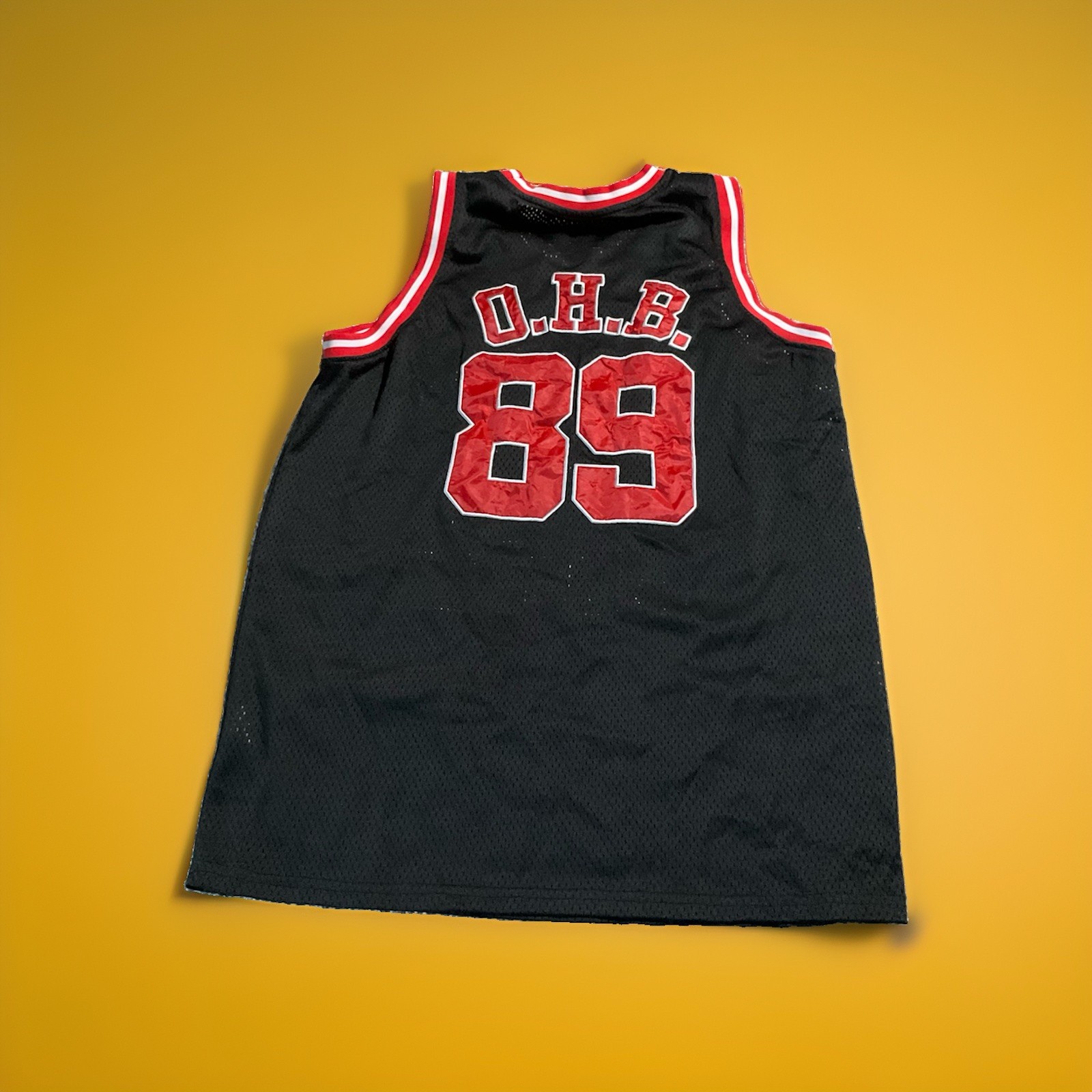 Black Pyramid Men’s Mesh Breathable Basketball Jersey Tank Top Crew Neck L gallery