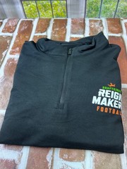 DraftKings Reign Makers Football long sleeve 1/4 zip shirt pullover black Men’s