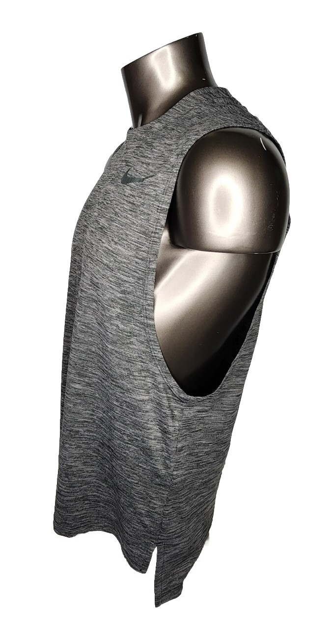Nike Running Top SZ L 928517-010 Medalist Gray Men's $90 2014 gallery