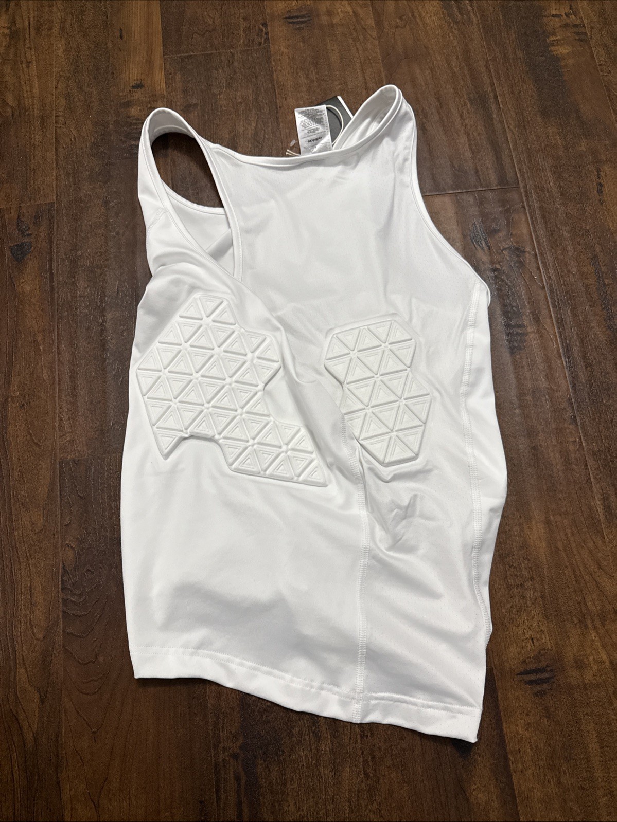 NWT Adidas Padded Tank Top White Compression Sports Training Shirt Men’s L . D4 gallery