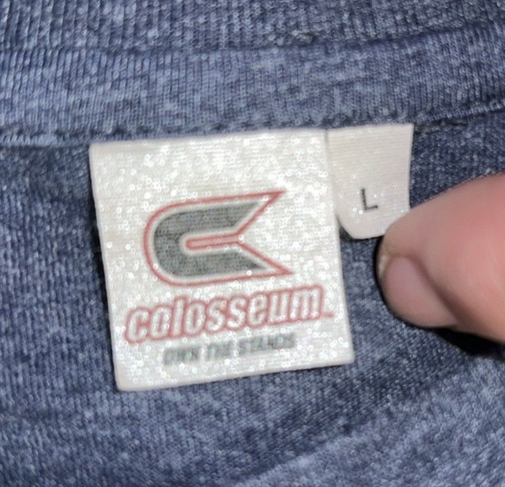 Colosseum Men's MSU Bobcats Short Sleeve Gym Blue Size L x43 gallery