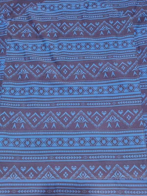 Men's Greyson Full Zip Jacket Sweater Golf Wolf Aztec Blue Performance Size XL gallery