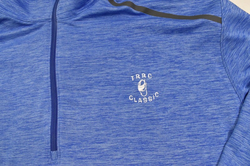 Paragon 1/4 zip active sweatshirt size 2XL polyester long sleeve blue NWT- D0054 gallery