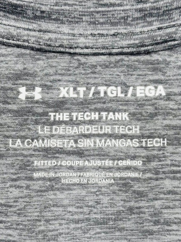 Under Armour Men's Gray Performance Tank Top XLT Athletic Workout Gym Shirt gallery