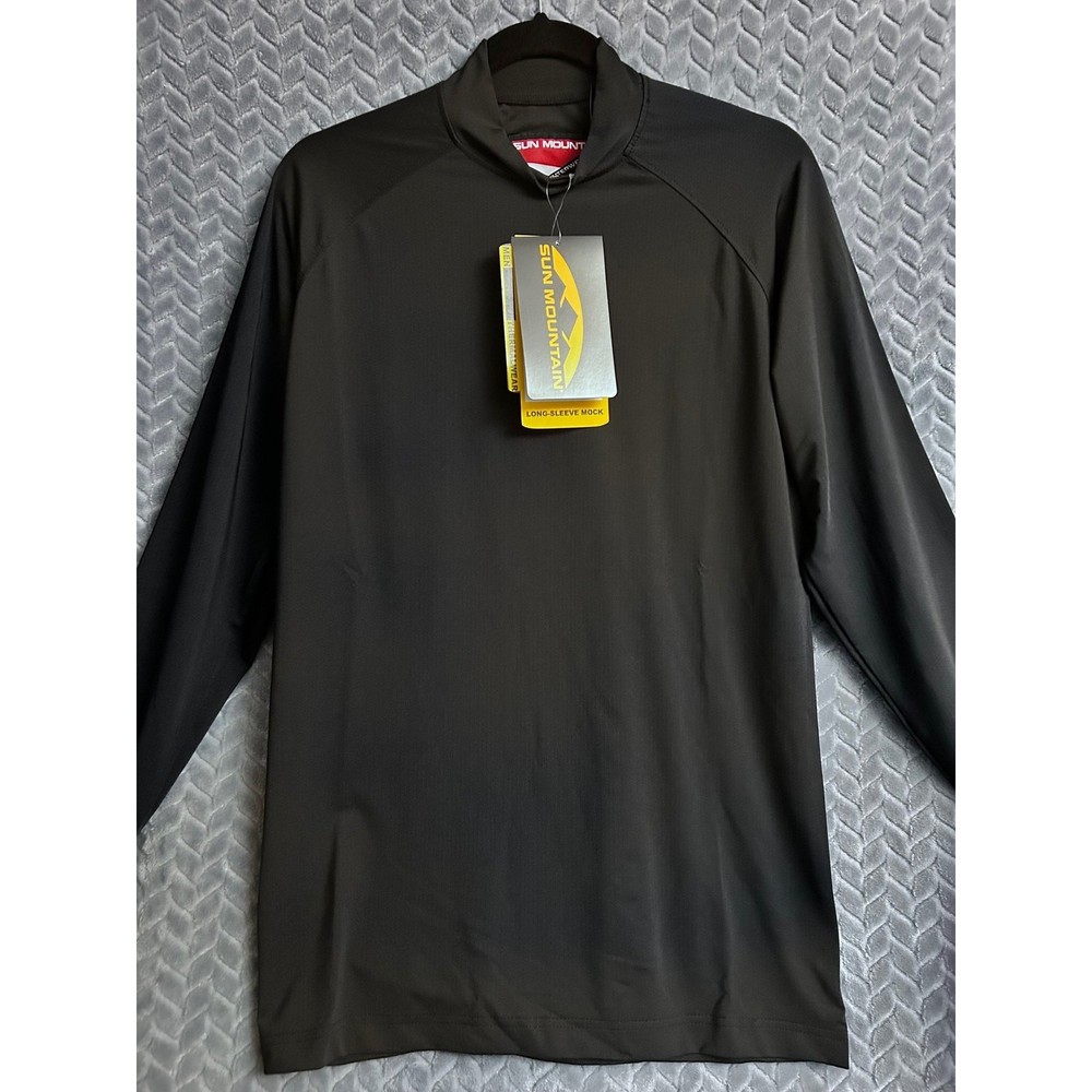 Sun Mountain Long Sleeve Performance Mock Size M Thermal Sports Outdoors