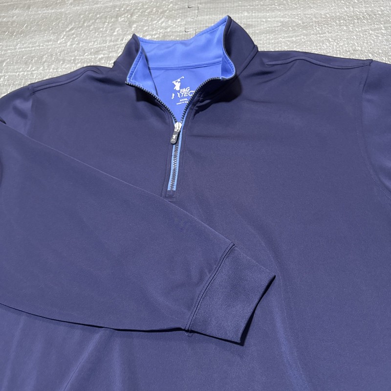 Fairway & Greene Pullover Coughlin F&G Tech 1/4 Zip Mens 3XL Blue Golf Wicking gallery