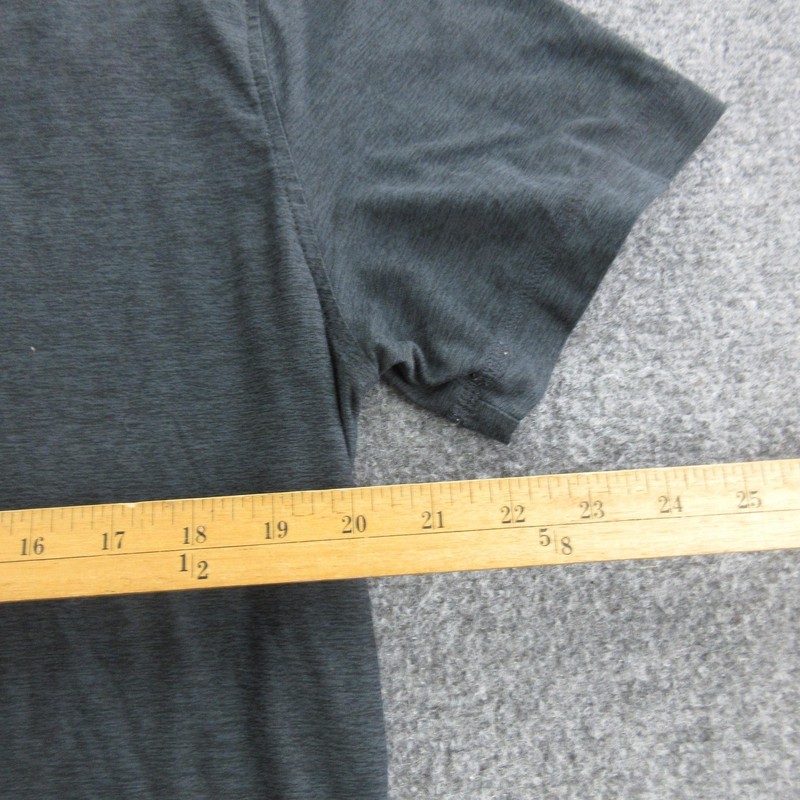 Vuori Shirt Mens Large Gray Short Sleeve Stretch Athletic Tee Top Workout gallery