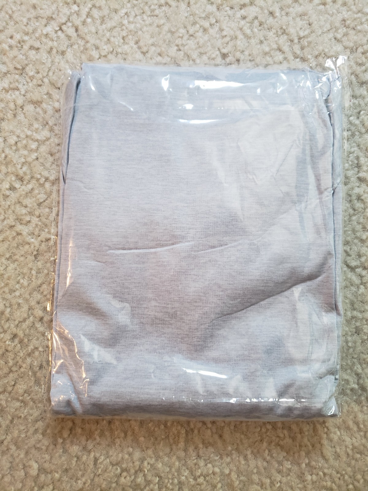 NEW Mens Dri FIt Moisture Wicking T-Shirt Light Gray Size Large FREE SHIPPING!!! gallery