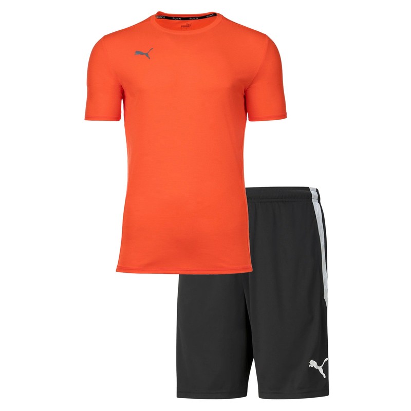 Puma Men's Finisher Set - Training Shorts Short, Functional Shirt Crew Neck Plain... gallery
