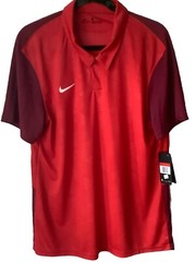 Nike Mens Collared Ftbll/Socc Jersey Red Sz Large CJ5411-657 NWT