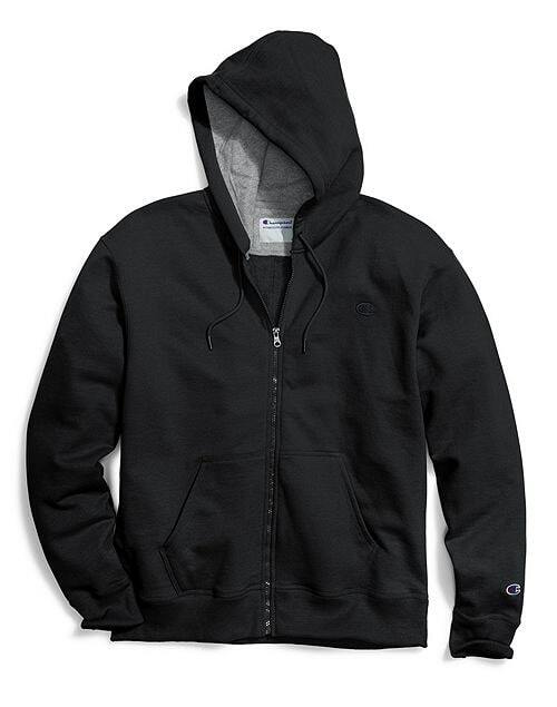 Champion Men's Powerblend Sweats Full Zip Jacket Black cs0891-003 gallery
