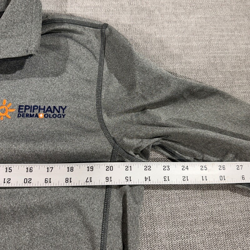 The North Face Quarter Zip Pullover Mens Medium Grey Excellent Epiphany Logo gallery