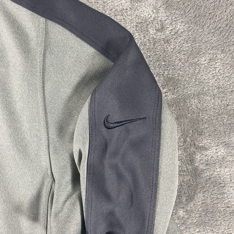 Nike Dri Fit Pullover Mens L Gray 1/2 Zip Cover Up Boars Head Outdoor Golf gallery