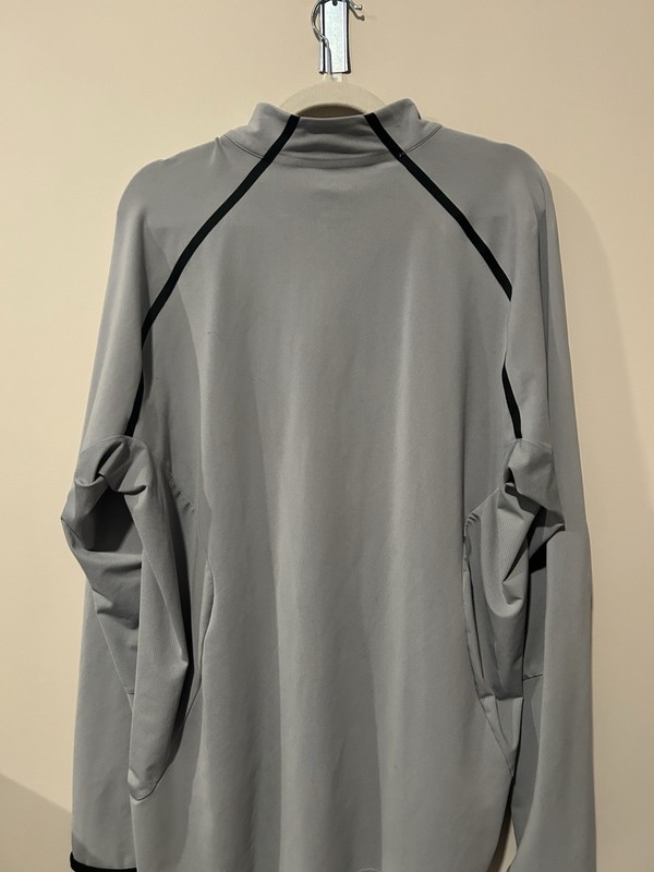 adidas Golf ClimaCool Men's Solid Gray 1/4 Zip Mock Neck Pullover XL gallery