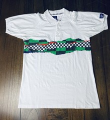 Nike John McEnroe Challenge Court Checkerboard Tennis Polo Shirt Medium Agassi