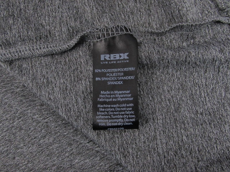 RBX Men's X-Train Pro Athletic Wicking T-Shirt Heather Gray Size XL NWT. gallery