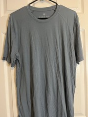 Free Fly Heritage Crew Tee Mens XL Dark Blue Bamboo Blend Performance Training
