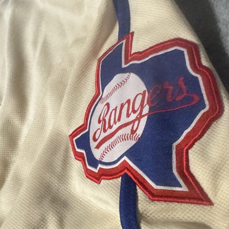 Texas Rangers Cooperstown Throwback Jersey Mens L No Name gallery