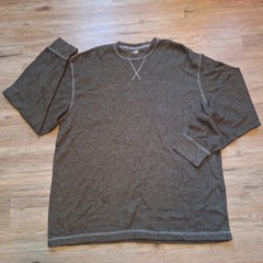 Red Head Waffle Thermal Shirt Base Layer Green 2XL Outdoor Hiking Gorp Grounding