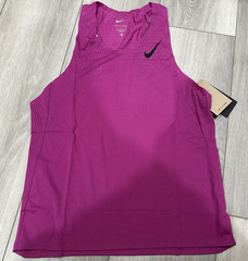 Nike Men’s M Aeroswift Dri-Fit ADV Running Singlet Hot Fuchsia FN4231-518 BNWT