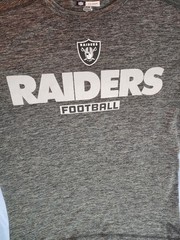NFL Oakland/Las Vegas Raiders Dri-fit Men’s Medium Shirt Gray TX3 Cool Football