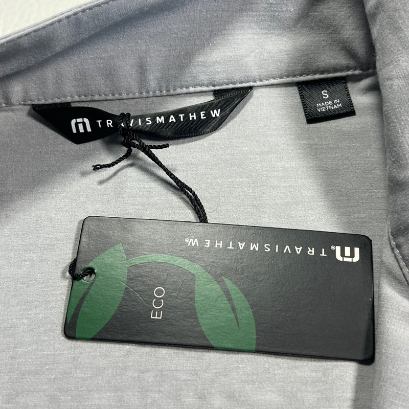 Travis Mathew Sit And Sip Pullover Men S Grey Performance Slim Fit New Eco Sport gallery