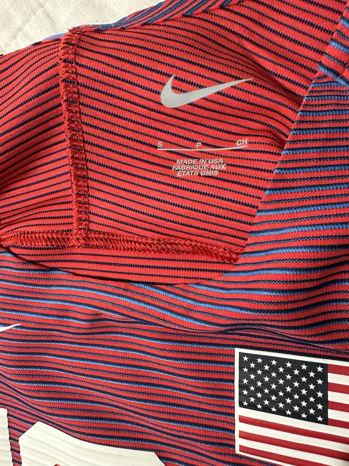 Nike Pro Elite Team USA International Competition T-Shirt Men’s Small BV1312-602 gallery