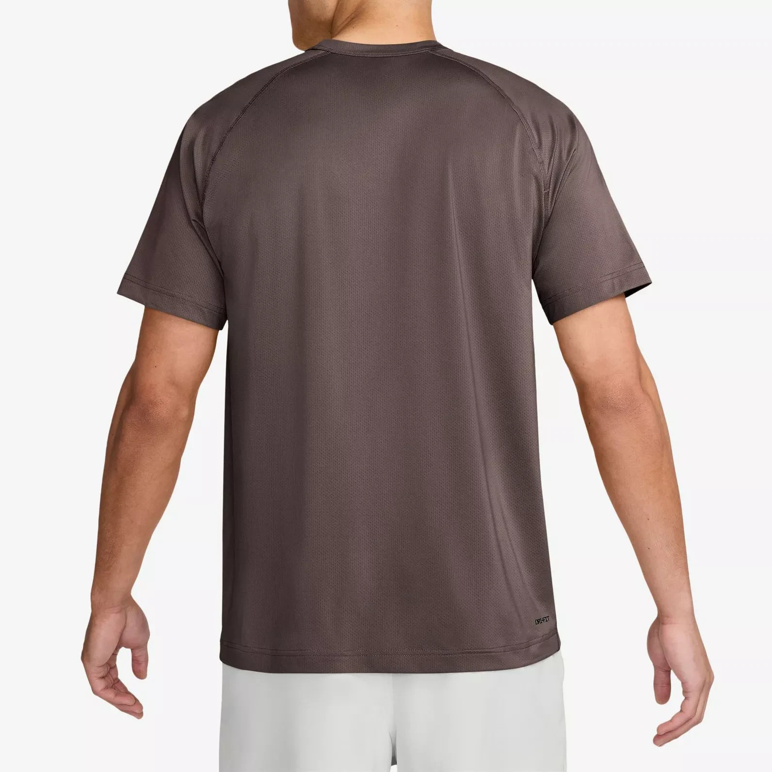 Nike Dri-FIT Ready Men's Short-Sleeve Fitness TDV9815-237 Size M Brown NWOT gallery