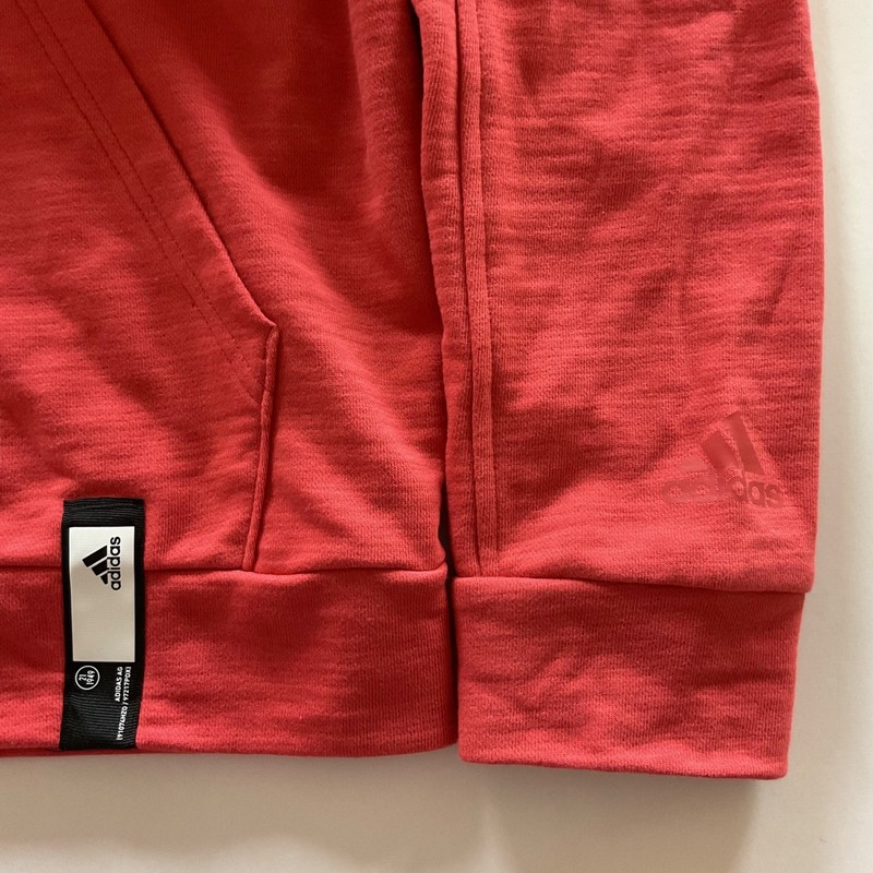 NWT MENS ADIDAS GT6210 POST GAME LITE LOOSE FIT CREW RED HOODIE Sz M Gorpcore gallery