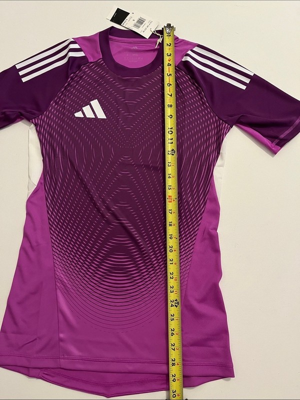 Adidas T25 GK Men's S Slim Fit Jersey Soccer Goalie purple aeroready $110 gallery
