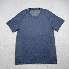 Lululemon Metal Vent Tech Shirt Mens Medium Blue Short Sleeve Performance Top