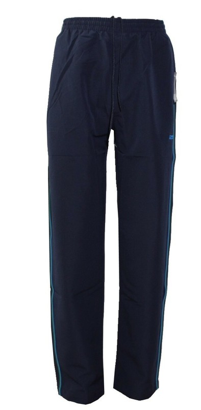 Airy light joggers, sports pants, training pants in cobalt blue & black Qmt4 gallery
