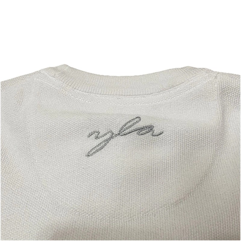 Youngla Essential White Long Sleeve Thermal Size Small Oversized gallery