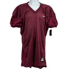 Nike Men’s Mesh Football Practice Jersey Maroon Sz 3XL Pullover Short Sleeve NWT