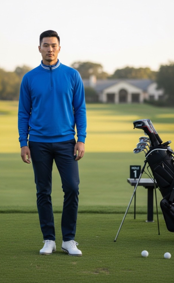 G/FORE Pullover XL Core Mid 1/4 Zip Golf Performance Stretch G4MC0K81 gallery