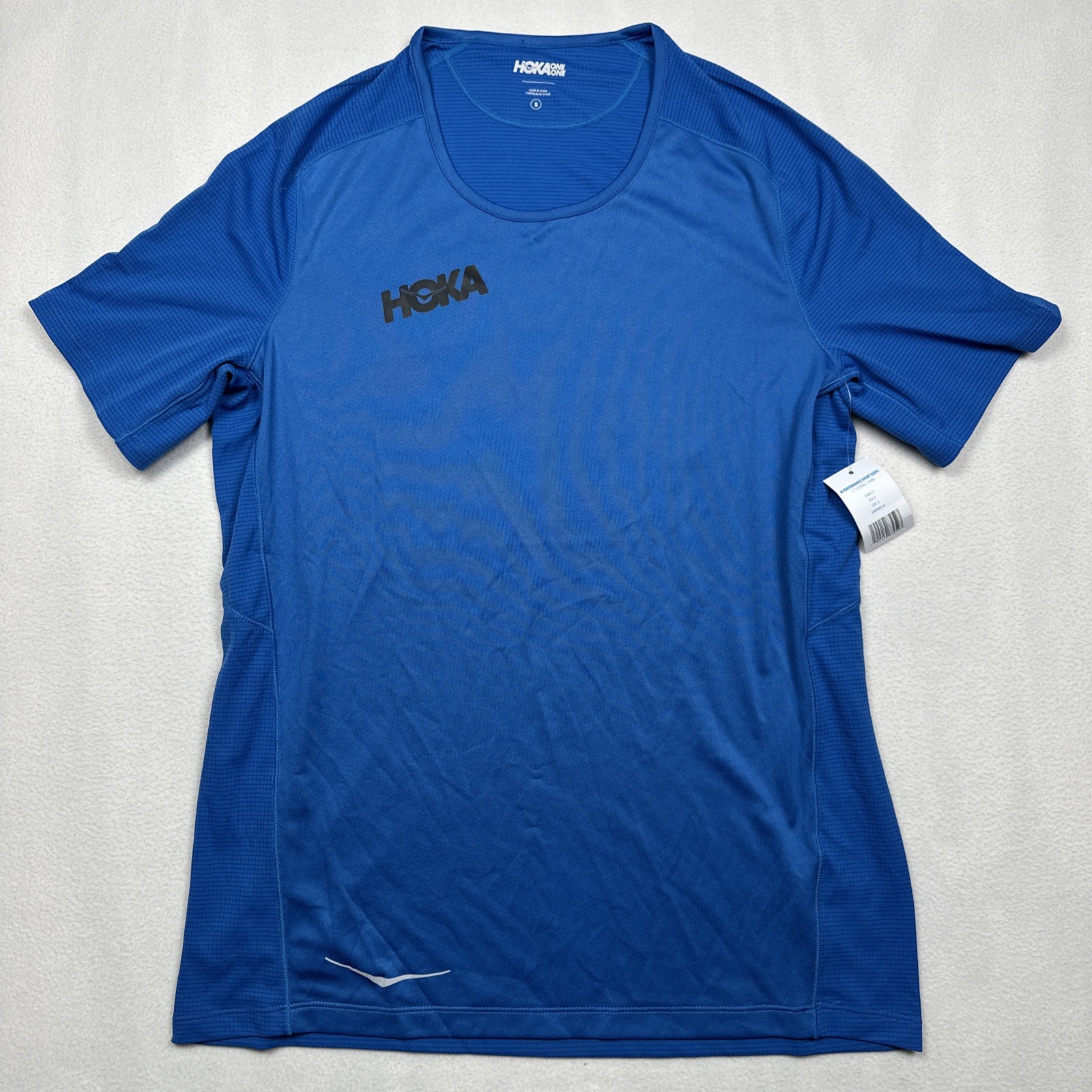 Hoka One One Short Sleeve Performance T-Shirt Blue Men’s Size Small Super Soft gallery
