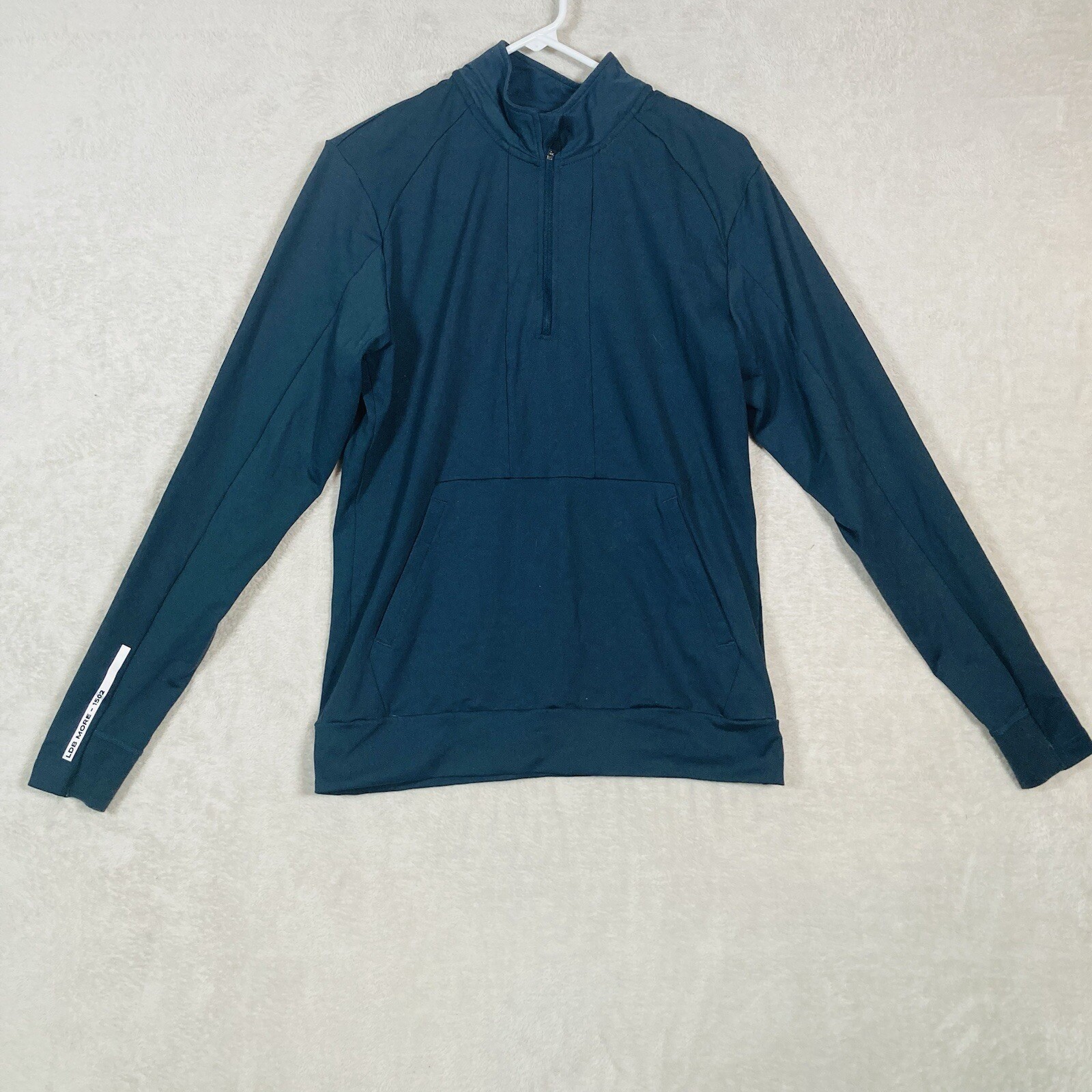 Alphalete Quarter Zip Pullover Mens Medium Blue LDB MORE 1502 Athletic Gym Top gallery