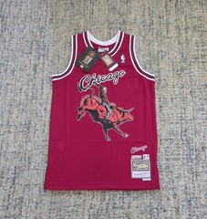 NWT MEN MITCHELL & NESS x JUICEWRLD X B/R x CHICAGO BULLS #999 REMIX JERSEY [XS]