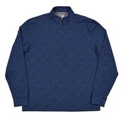 Johnnie-O 1/4 Zip Pullover L/S Men’s Medium Abstract Geometric Performance