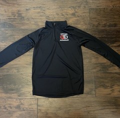 Under armour Men’s Long Sleve Shirt, Size S – Black Quarter Zip
