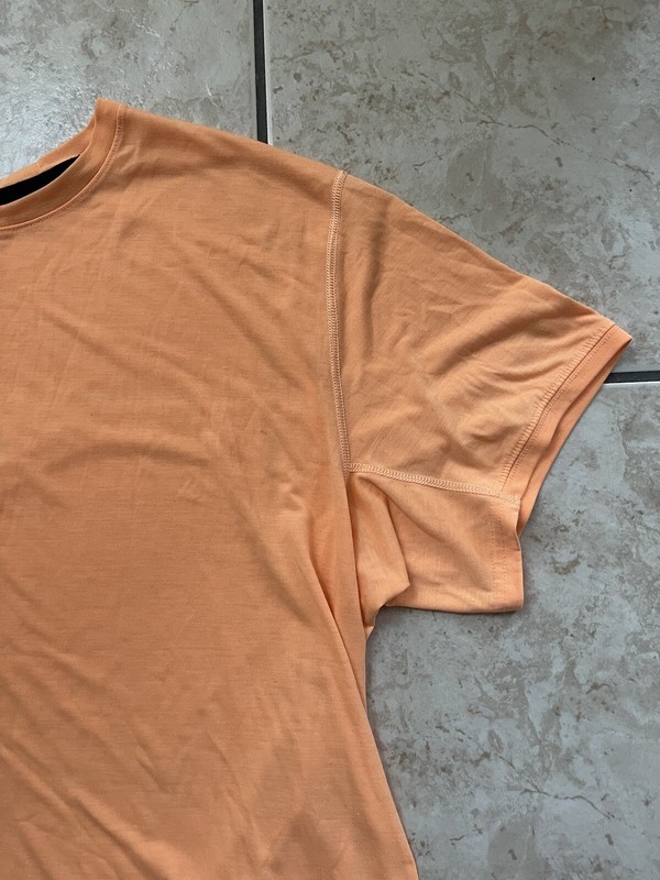Brooks Steady Short Sleeve Men's Running T-Shirt Peach 2XL Run Happy Racing Tee gallery