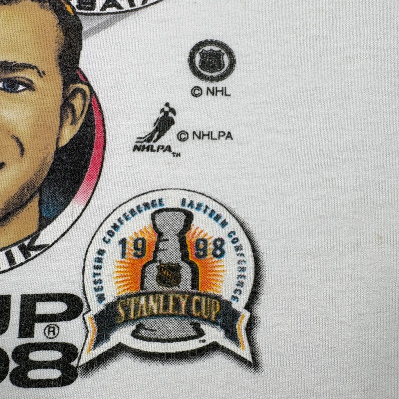 Vintage 1998 Buffalo Sabres Tank Top Mens 2XL White Hockey Stanley Cup Playoffs gallery