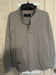 BYLT Basics Men’s Grey Elite + Fairway Pullover Size M